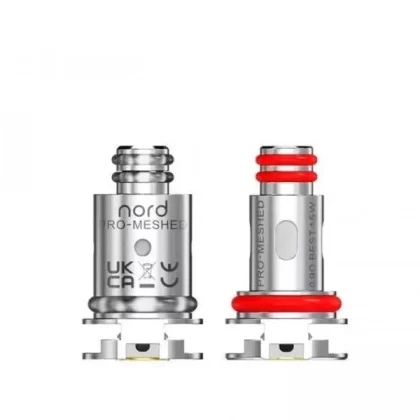 Smok Nord Pro Replacement Coil (5 Pack) - Size#MESHED 0.6OHM DL>MESHED 0.9OHM MTL