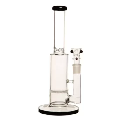 11″ 5mm Uno Showerhead Glass Rig With Bubble Bowl