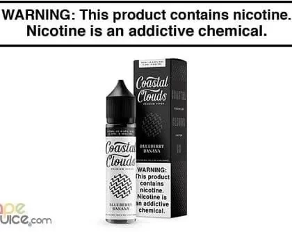 BLUEBERRY BANANA BY COASTAL CLOUDS 60ML - Vapejuice