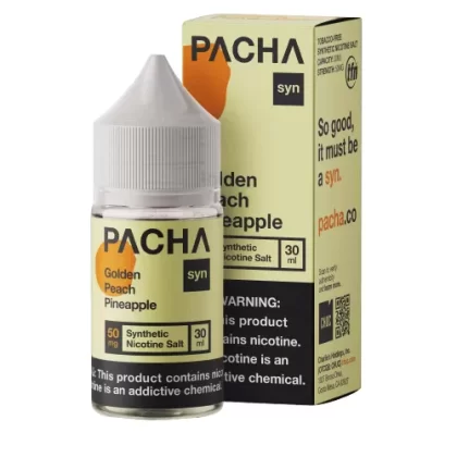 Golden Peach Pineapple by Pachamama Salts 30ml - Vape Product, Vape Product