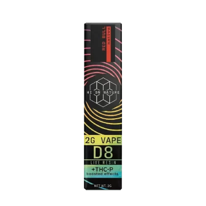 Hi On Nature (2g) DELTA 8 SATIVA VAPE – RED BULL