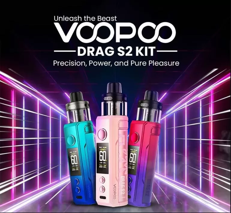 VOOPOO Drag S2 Pod Kit (60W) 2500mAh - Image 2