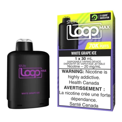 STLTH Loop Max E-Liquid Pod Pack – White Grape Ice