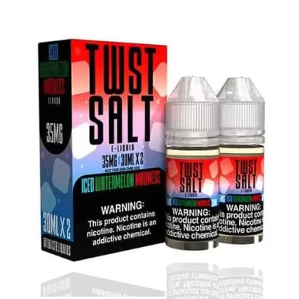 Watermelon Madness ICED 2x 30ml (60ml) Nic Salt Vape Juice – Twist E-Liquids - Eightvape