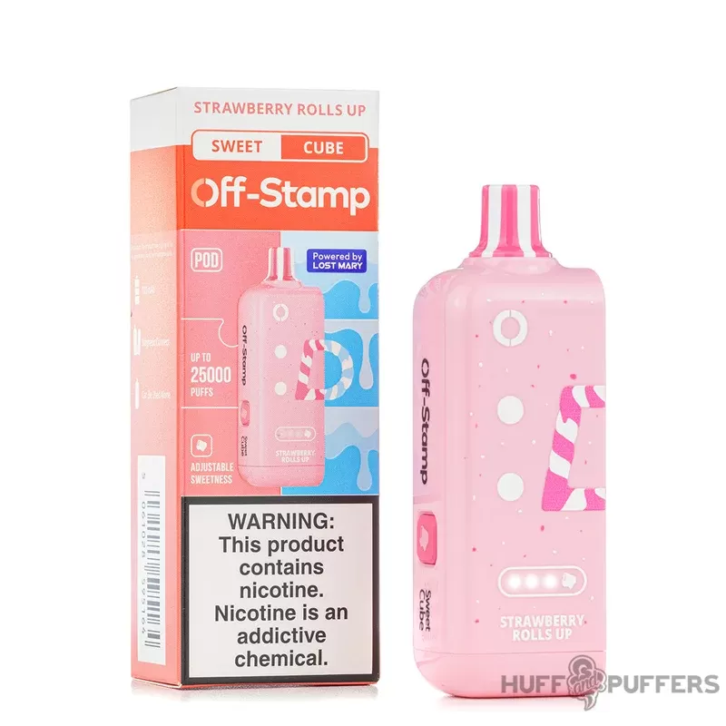 Off-Stamp Sweet Cube Pod 5% Nicotine - Flavor#Lemon Noggin>Poppin Blue Razz>Smashin’ Grape>Sour Berry Kick>Sour Lush>Sour Wildberry Twist>Twisted Strawberry>Wintergreen Blast