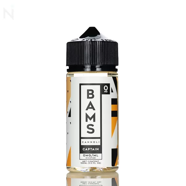 BAMS Cannoli - No Nicotine Vape Juice - 100mL - Strawberry Cannoli - Image 2