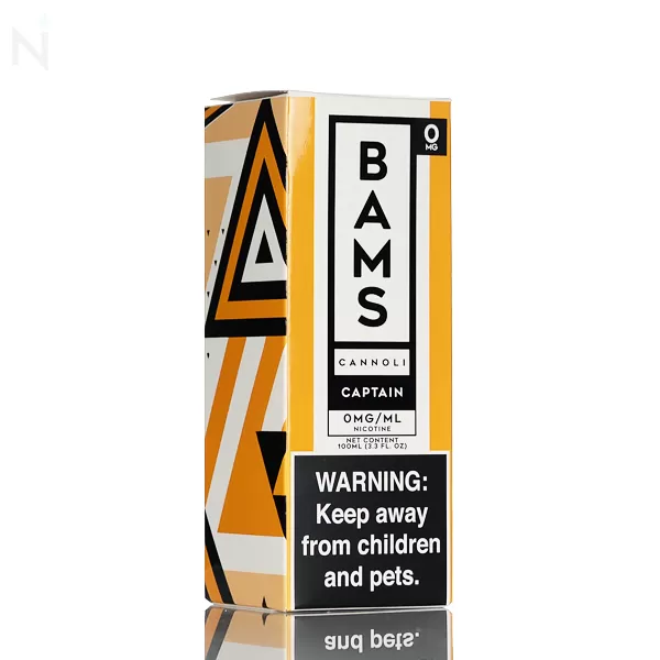 BAMS Cannoli - No Nicotine Vape Juice - 100mL - Strawberry Cannoli - Image 3