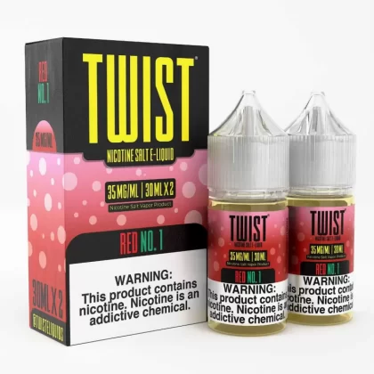 Twist E-Liquids Red No.1 60ml Salt E-Juice - Ecigmafia
