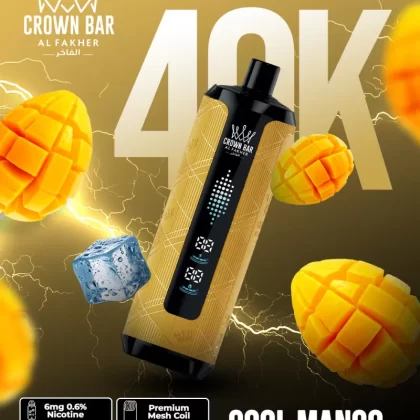 Al Fakher Crown Bar Mega Max 40K - Crownbar Vape (40D53B)