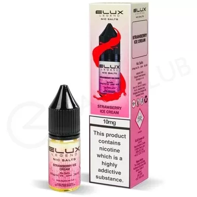 Strawberry Ice Cream Nic Salt E-Liquid by Elux Legend - Ecigpremium