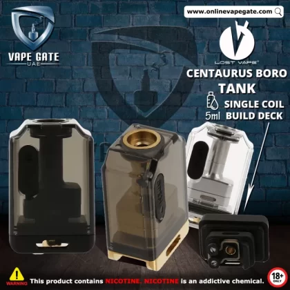 Lost Vape Centaurus Boro Tank - Silver White
