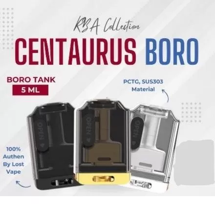 Lost Vape Centaurus Boro Tank - Silver White - Image 2