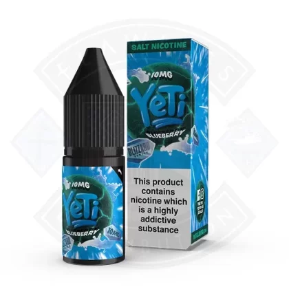 Yeti Salt – Blizzard Blueberry 10ml E Liquid - Size#10mg>20mg