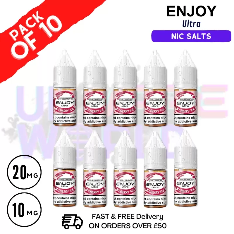 Cherry ICE Enjoy Ultra 9000 Nic Salt Box Of 10