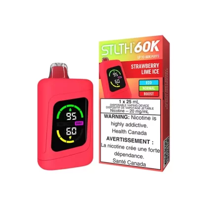 STLTH 60K Strawberry Lime Ice Disposable Vape