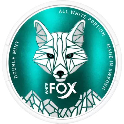 White Fox Double Mint 12mg Nicotine Pouches (5 Pack)