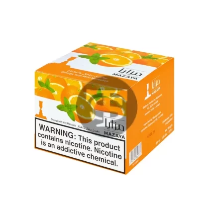 Mazaya Hookah Tobacco 250g Orange With Mint - Vape Store