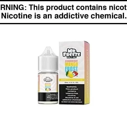STRAWBERRY MANGO FROST BY MR. FREEZE SALTS 30ML - Vape Product, Vape Product