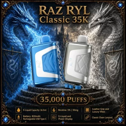 RAZ RYL Classic 35K - Peach Passionfruit - Vapeciga