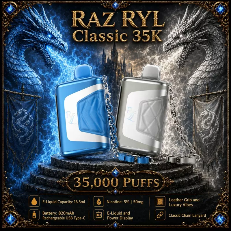 RAZ RYL Classic 35K - Peach Passionfruit - Vapeciga
