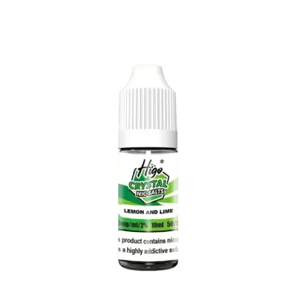 Higo crystal Lemon and Lime Nic Salt Vape Juice - Strength 20mg