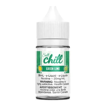 Chill Salt E-Liquid – Green Lime 30ml - 12mg/ml, 20mg/mL