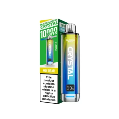 Bloody Bar Crystal 10K Prefilled Pod Kit - Strawberry Raspberry Cherry Ice