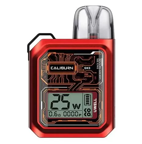 UWELL CALIBURN GK3 POD SYSTEM 900mah - Silver - Image 3