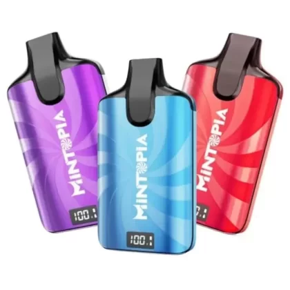 Mintopia 6000 Vape - Pack Count#Single Pack~Flavor#Peach Mint>Minty Os~Nicotine#50MG