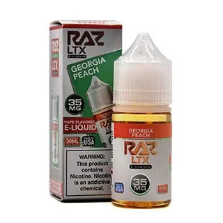 Georgia Peach – 35mg – Pod Juice x Raz LTX – 30mL