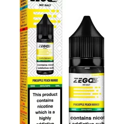 Pineapple Peach Mango Zego Nic Salt 10ml E-Liquid 10mg/20mg