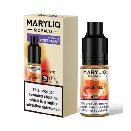 MaryLiq Sour red Nic Salts 10ml