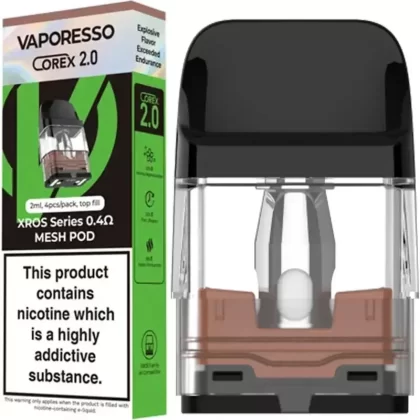Vaporesso XROS Replacement Pods - Pod#Corex 2.0 0.4ohm>Corex 2.0 0.6ohm Mesh>Corex 2.0 0.8ohm Mesh>Corex 2.0 1.0ohm Mesh>Corex 2.0 1.2ohm>Corex 3.0 0.4ohm Mesh>Corex 3.0 0.6ohm Mesh>Corex 3.