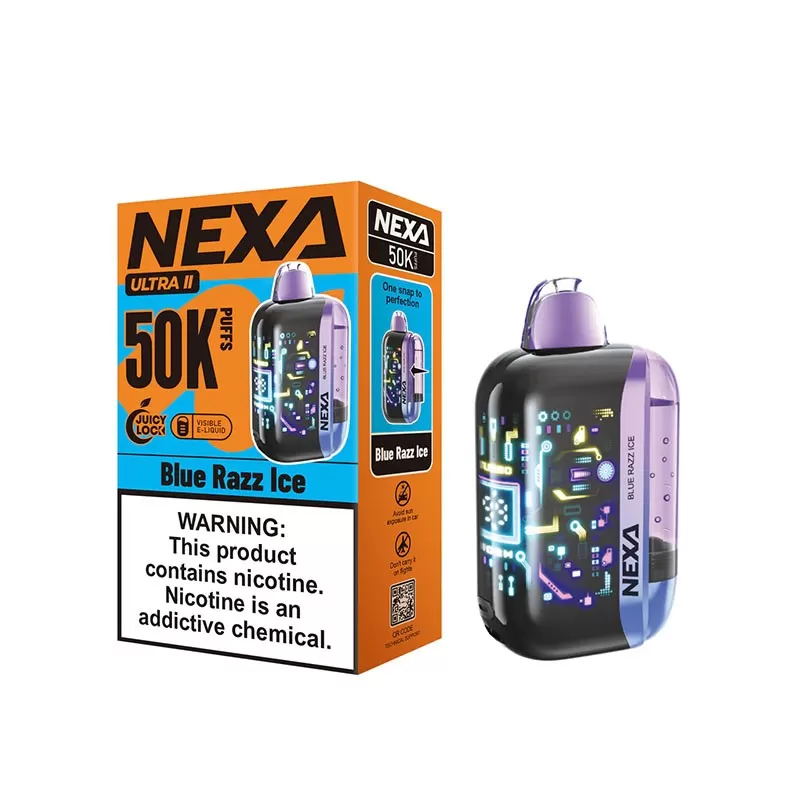NEXA Ultra 2 50K Disposable Vape - 900mAh (Built-in, Rechargeable); 20ml total 4ml Storage Cotton + 16ml Transparent Crystal Tank; Vape Product - Image 3