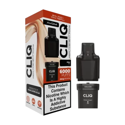 Cola Ice Avomi Cliq 6000 Refill Pack - Vapeshop Co