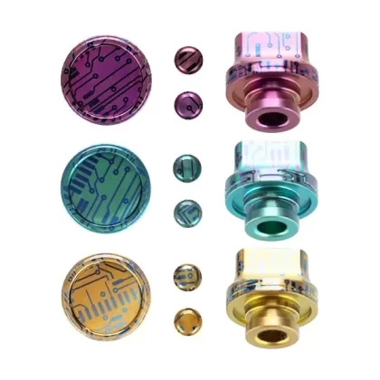 MK MODS Titanium dotCircuit Set for dotAIO V2 - Purple/Blue