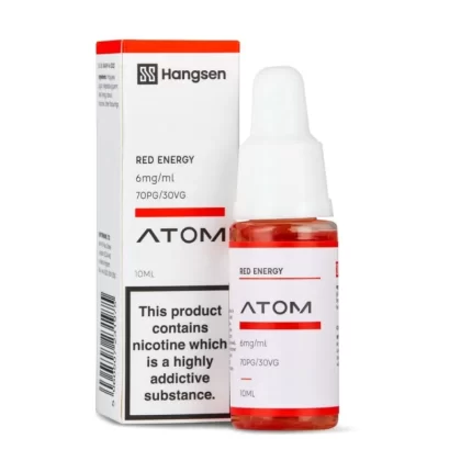 Red Energy E-Liquid Atom Series by Hangsen (10ml) - 0mg