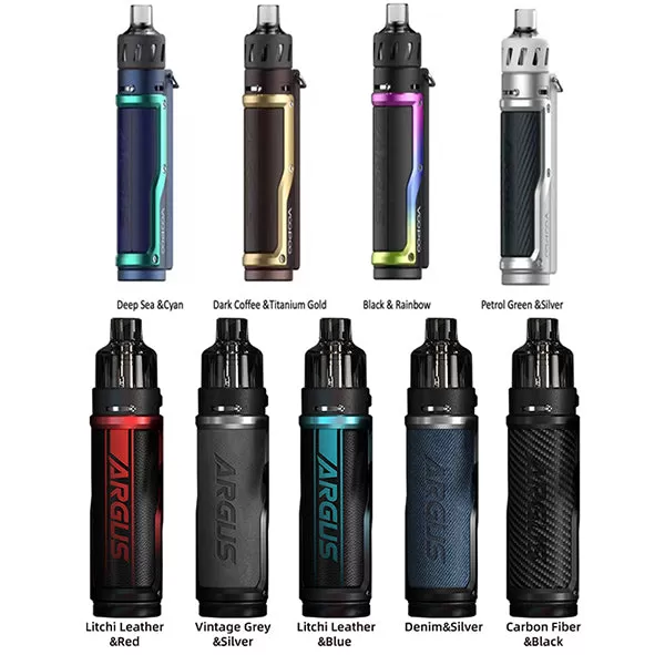 Voopoo Argus Pro Pod Mod Kit 3000mAh - Litchi Leather Red - Image 2