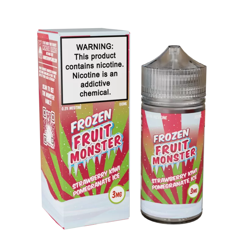 Frozen Fruit Monster - Strawberry Kiwi Pomegranate Ice - 100ML E-Liquid - 6MG