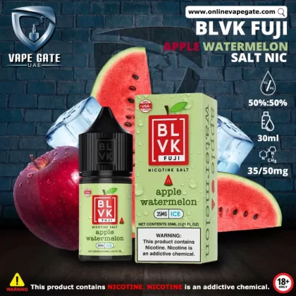 APPLE WATERMELON ICE - BLVK FUJI SALTS - 30ML - 35 mg / 30 ml