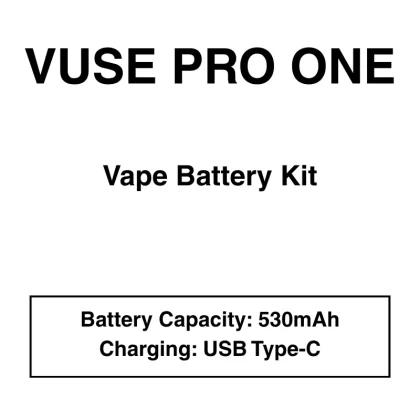 Vuse Pro One – Vape Battery Kit – 530mAh