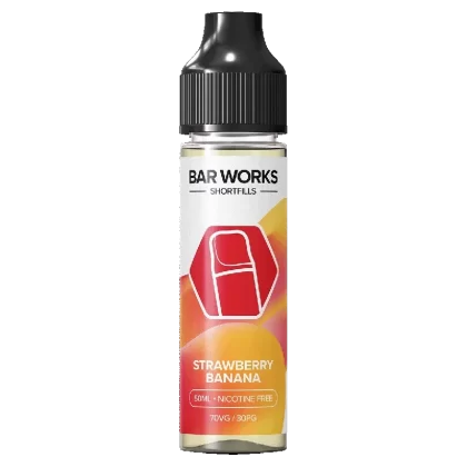 Strawberry Banana Shortfill by Bar Works – 50ml