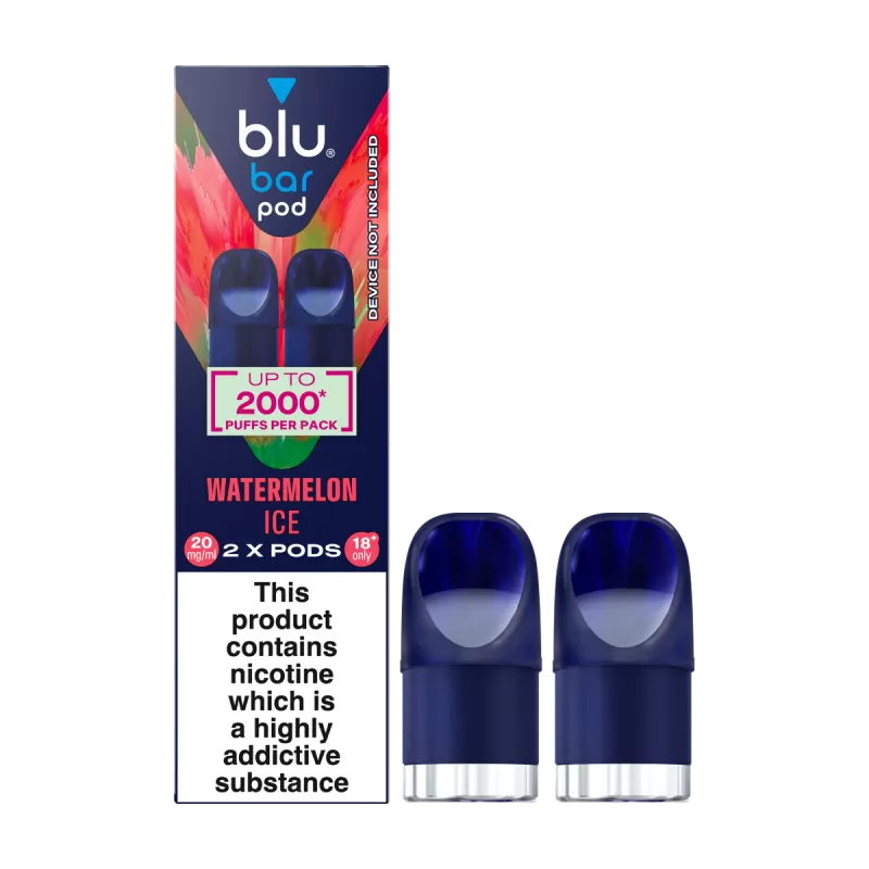 Watermelon Ice Blu Bar Pods - Ecigwizard
