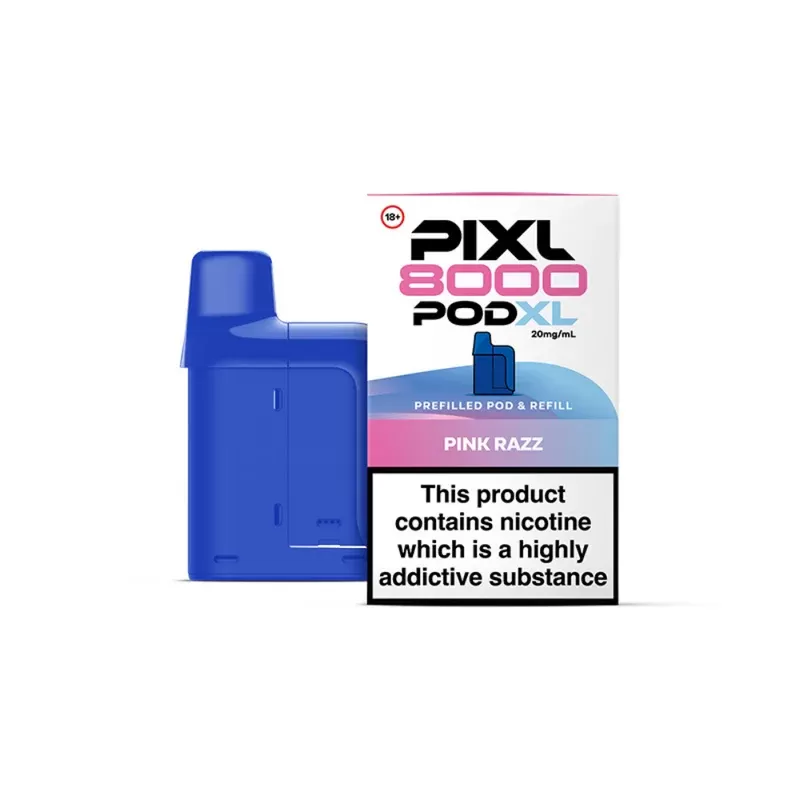 Pixl 8000 Pink Razz Refill Pods - Ecigpremium