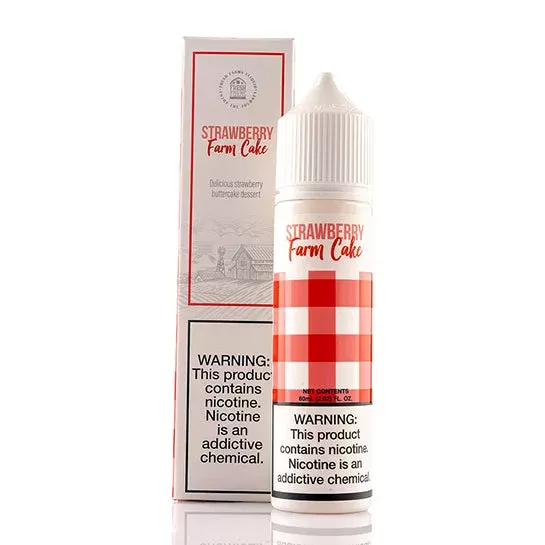 Strawberry Farm Cake – Fresh Farms E-Juice (60 ml)