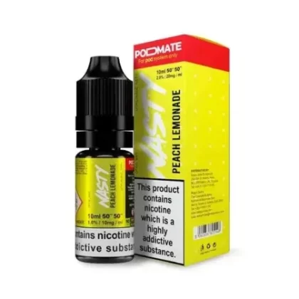 Nasty Pod Mate 10ml Nic Salts – Peach Lemonade