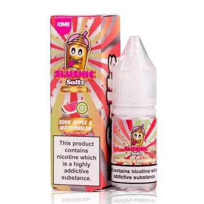 Sour Apple and Watermelon By Slushie Salt 10ml