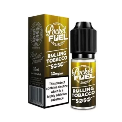 Pocket Fuel Rolling Tobacco 50/50 E-Liquid - Strength#3mg>6mg>12mg>18mg