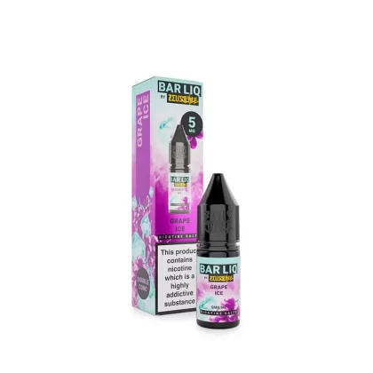 Zeus Juice Bar Liq Grape Ice Nic Salt E-Liquid 10ml - Vape Product, Vape Product