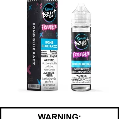 Bomb Blue Razz by Flavour Beast Juice